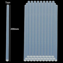Cargar imagen en el visor de la galería, 80 Barras de Silicona Transparente para Pistola de Fusión en Caliente – Adhesivo Termofusible Ø0.7 cm y Ø1.1 cm (20 cm / 30 cm) para Manualidades y Reparaciones