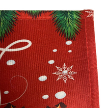 Cargar imagen en el visor de la galería, Alfombra Navideño Decoracion de Papa Noel Merry Christmas Muñeco de Nieve Alfombra Para Decoracion de Naviadad 40 X 60 cm