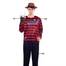 Cargar imagen en el visor de la galería, Disfraz Dream Killer Con Garra Hombre Cine y TV Adulto para Halloween Carnaval Teatro