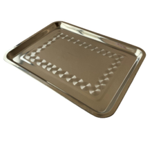 Cargar imagen en el visor de la galería, Bandeja Horno de Acero Inoxidable, Juego de Bandejas Rectangular Antiadherente
