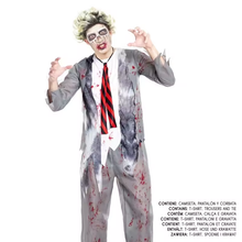 Cargar imagen en el visor de la galería, Disfraz Colegial Zombi Hombre Adulto para Halloween Carnaval Teatro