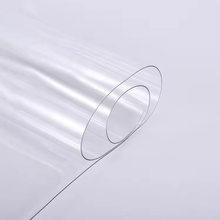 Cargar imagen en el visor de la galería, Hule Mantel Transparente Comedor Y Cocina Pvc Protector cubierta de escritorio o mesa