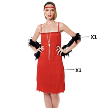 Cargar imagen en el visor de la galería, Disfraz Charleston Mujer Adulto para Halloween Carnaval Teatro Cumpleaños