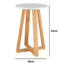 Cargar imagen en el visor de la galería, Taburete de baño con 4 patas Cruzadas y tapa de madera MDF