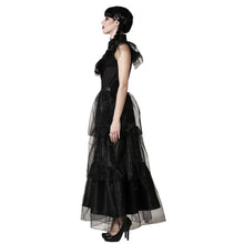 Cargar imagen en el visor de la galería, Disfraz Vestido Cosplay Niña Muerta Negra Mujer Adulto Para Halloween Carnaval Teatro