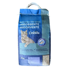 Cargar imagen en el visor de la galería, Arena para gatos para arenero absorbente controla propagacion bacterias 5 kg 8 l
