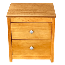 Cargar imagen en el visor de la galería, Mueble Auxiliar Cajonera Ancha de Madera de Pino Natural Color Roble Claro / Meil Para Baño Dormitorio