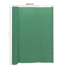 Cargar imagen en el visor de la galería, Valla Cañizo PVC de Media Caña verde Densidad 1000 g/m2 Valla de Ocultación, Protección Visual Privacidad
