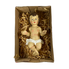 Cargar imagen en el visor de la galería, Niño Jesus En pajas Resina Para Belén Nacimeinto Pesebre Figura de Decoracion Navidad14cm 14x8x5cm
