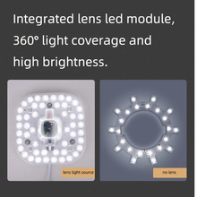 Cargar imagen en el visor de la galería, Módulo de Luz de Techo LED Módulo de Plafón Cuadrado la Base masgnetico con Iman Facil de Instalar