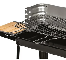 Cargar imagen en el visor de la galería, Elite - Barbacoa de Carbón Rectangular con 2 Ruedas y Patas (82.5 X 33 X 84 CM)