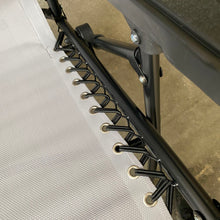 Cargar imagen en el visor de la galería, Silla Tumbona Hamaca Plegable Reclinable de gravedad cero y resistente para Playa, jardín, terraza - Hamaca Multiposiciones de Metal con cojín reposacabeza