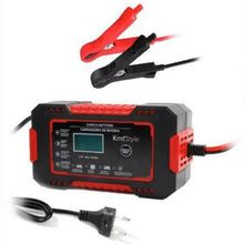 Cargar imagen en el visor de la galería, Cargador de Batería de Coche inteligente rápido de 12V 6A con cargadores de pantalla LCD, baterías y fuentes de alimentación para coche, motocicleta, barco, batería