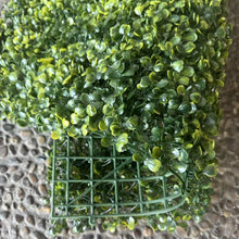 Cargar imagen en el visor de la galería, Panel de seto artificial, 60 × 40 cm planta artificial alfombra verde pared seto valla follaje panel casa boda panel, exterior hierba verdor hiedra valla privacidad pantalla