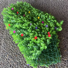 Cargar imagen en el visor de la galería, Panel de seto artificial, 60 × 40 cm planta artificial alfombra verde pared seto valla follaje panel casa boda panel, exterior hierba verdor hiedra valla privacidad pantalla