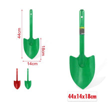Cargar imagen en el visor de la galería, Juego de Pala de Punta, Cuadrada de Acero con mango Para Jardín