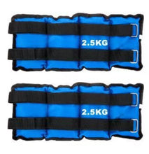 Cargar imagen en el visor de la galería, Pesas Para Tobillos y Muñecas de 1 a 5 Kilos, Lastres Doble Correa Ajustables, para Fitness Ejercicio Gimnasio Entrenamiento, Pesas Tobilleras Multifuncional