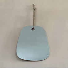 Cargar imagen en el visor de la galería, Espejo rústico Decoración montado en la pared con cuerda de Yute colgante para baño dormitorio salón