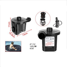 Cargar imagen en el visor de la galería, Hinchador eléctrico con 3 Adaptadores, Inflador Bomba de Aire eléctrica, 600 litros/minuto, Funcion inflar y desinflar para Colchones, Flotadores, Piscinas...