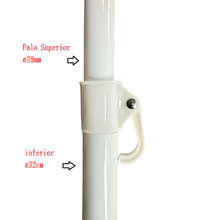 Cargar imagen en el visor de la galería, Sombrilla de Playa Inclinable con Protección UV y Aislamiento Térmico – 160, 180 y 200 cm