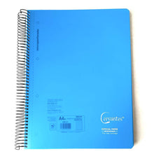 Cargar imagen en el visor de la galería, Cuadernos A4+ 23,1 x 29,5 cm, 160 Hojas, Cuadrícula 5x5 mm, Espiral y Tapa Plástica