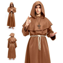 Cargar imagen en el visor de la galería, Disfraz Monje Hombre Adulto para Carnaval Fiesta Teatro Cumpleaños