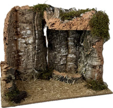 Cargar imagen en el visor de la galería, Cueva de Corcho Navideño Para Decoracion Navidad de Belén Nacemiento