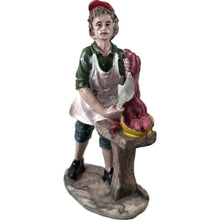 Cargar imagen en el visor de la galería, Figura de Pastor Belen de Oficios Trabajadores, Resina 6 Piezas altura 15 cm aproximamente para decoracion de navidad