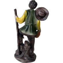 Cargar imagen en el visor de la galería, Set de 3 figuras de pastores para Belén en distintos modelos en Resina 18 cm para Decoración de Navidad