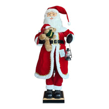 Cargar imagen en el visor de la galería, Figura Papá Noel Navideño 110cm con Luz, Sonido y Movimiento | Decoración Navidad con Sensor de Voz y Lámpara Navideña