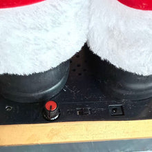 Cargar imagen en el visor de la galería, Figura Papá Noel Navideño 110cm con Luz, Sonido y Movimiento | Decoración Navidad con Sensor de Voz y Lámpara Navideña