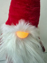 Cargar imagen en el visor de la galería, Muñeco de Gnomo de Navidad con 1 luz LED Rojo con Movimiento de Muelle, Figura Enano de elfo de Navideño Para Decoración de Navadad 24 x 16 x 58 cm