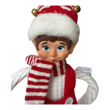 Cargar imagen en el visor de la galería, Muñeco Elfo Niño y Niña con Cascabeles | Decoración Navideña