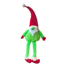 Cargar imagen en el visor de la galería, Muñeco Gnomo Verde sentado Navideño – Decoración de Navidad