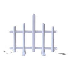 Cargar imagen en el visor de la galería, Pack de 8 Vallas de Luz LED 2 en 1 para Jardín – Decoración Navideña Interior y Exterior