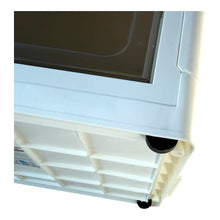 Cargar imagen en el visor de la galería, Organizador Apilable con Ruedas X1 – Caja de Almacenaje con Puertas Frontales 44,5x26x24 cm