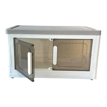 Cargar imagen en el visor de la galería, Organizador Apilable con Ruedas X1 – Caja de Almacenaje con Puertas Frontales 44,5x26x24 cm