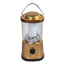 Cargar imagen en el visor de la galería, Lámpara de Camping LED 6W Portátil – Funciona con 3 Pilas AA, Linterna para Acampar, Pesca, Senderismo y Emergencias – 16.3 cm – Color Aleatorio (Copia)