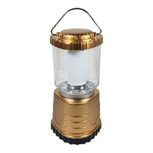 Cargar imagen en el visor de la galería, Lámpara de Camping LED 6W Portátil – Funciona con 3 Pilas AA, Linterna para Acampar, Pesca, Senderismo y Emergencias – 16.3 cm – Color Aleatorio (Copia)