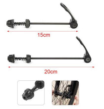 Cargar imagen en el visor de la galería, Varilla de Liberación Rápida para Bicicleta 15CM / 20CM – Eje Delantero y Trasero – Set 2 Piezas Acero Resistente