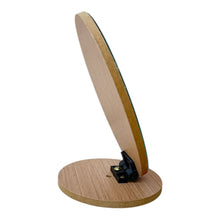 Cargar imagen en el visor de la galería, Espejo de Bambú Ajustable – Espejo de Mesa con Soporte Plegable, Diseño Natural y Ángulo Regulable
