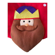 Cargar imagen en el visor de la galería, Cubrepié de árbol de Navidad, Falta Alfombra Pie de Pino 90 cm de los Reyes Magos - Faldón Redondo de Poliéster para Base de Árbol de Navidad