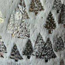 Cargar imagen en el visor de la galería, Set 4 Fundas de Cojín de Navidad - 43x43 cm, Fundas Decorativas Navideñas de Poliéster con Estampado Estilo Crema y Oro