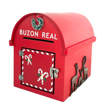 Cargar imagen en el visor de la galería, BUZÓN REAL DE NAVIDAD Madera - Adorno Decorativo 16X20X19 CM