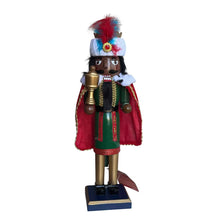 Cargar imagen en el visor de la galería, Conjunto de 3 Figuras de los Reyes Magos Cascanueces de Madera - Adorno Tradicional para Navidad y Día de Reyes