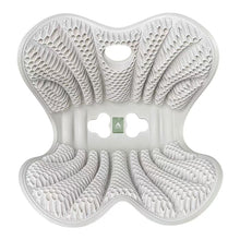 Cargar imagen en el visor de la galería, Cojin Ergonomico Infantil y Juvenil para Silla de Estudio - Corrector de Postura de Espalda y Coxis, Diseño Mariposa Antideslizante, Ideal para Niños y Estudiantes (Gris/Rosa)