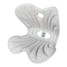 Cargar imagen en el visor de la galería, Cojin Ergonomico Infantil y Juvenil para Silla de Estudio - Corrector de Postura de Espalda y Coxis, Diseño Mariposa Antideslizante, Ideal para Niños y Estudiantes (Gris/Rosa)