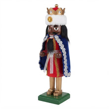 Cargar imagen en el visor de la galería, Conjunto de 3 Figuras de los Reyes Magos Cascanueces de Madera - Adorno Tradicional para Navidad y Día de Reyes