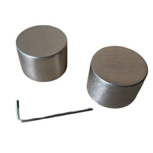 Cargar imagen en el visor de la galería, Barra forja Inoxidable de cortina ø 28 cm varias medidas sus accesorios, soportes, terminales