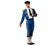 Cargar imagen en el visor de la galería, Disfraz Torero Azul Hombre Adulto Capote para Carnaval Fiesta Teatro